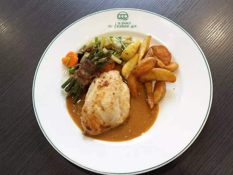 cordon bleu voaliaille-p.d.t wedges-fagots haricots